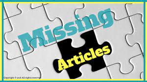 Fir Missing Article Service